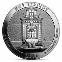 America the Beautiful - Hot Springs National Park 5 Ounce .999 Silver