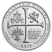 America the Beautiful - San Antonio Missions National Historical Park 5 Ounce .999 Silver