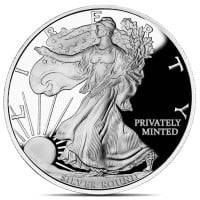 Walking Liberty - .999 Pure Silver 5 Oz Round