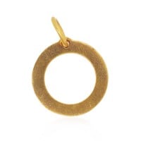 Gold Charm - Eternity **Matte Finish** - 6 Grams, .9999 Fine 24K Pure