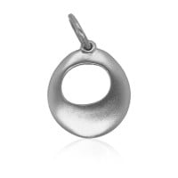 Platinum Charm - Edged Ball **Matte Finish** - 8.3 Grams, .9995 Fine 24K Pure