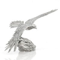 Soaring Eagle - Sterling Silver Statue, 8 Troy Ozs, .925 Pure