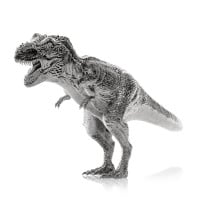 Tyrannosaurus Rex - Sterling Silver Statue, 8 Troy Ozs, .925 Pure