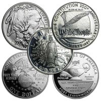 Silver Dollar (Varying Condition) - 90% Pure (Random Design)
