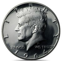 1964 Proof Kennedy Half Dollar - 90% Silver (.3617 oz ASW)
