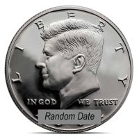 Modern Dates (Our Choice) Proof Kennedy Half Dollar - 90% Silver (.3617 oz ASW)