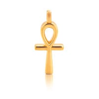 Gold Pendant - Ankh Key of Life **Polished Finish** - 9.2 Grams, 24K Pure