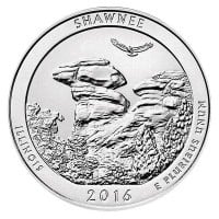 America the Beautiful - Shawnee National Forest 5 Ounce .999 Silver