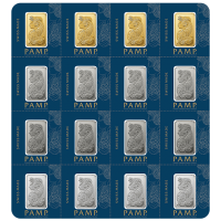 Multigram Portfolio - Qty 16 2.5 Gram Bars, 4 Ea in Gold, Silver, Platinum & Palladium