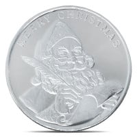 Santa Claus Silver Round - 1 Troy Ounce, .999 Pure