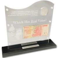 Silver versus Zimbabwe Dollar Display