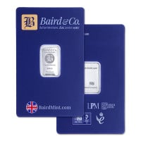 Platinum Bar - Baird & Co. 1/10 Troy Ounce, .9995 Pure