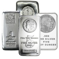 5 Oz Silver Bars (Design Our Choice)