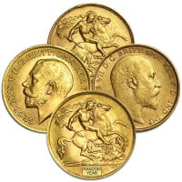 British Gold HALF Sovereign - Dates Our Choice, .1176 Oz.