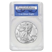 Silver American Eagle - In Congratulations Capsule