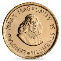 South African 2 Rand, .2354 Troy Oz. Actual Gold Weight