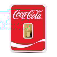 Coca-Cola Gold Bar, 1/2 Gram .9999 Pure in Assay Package