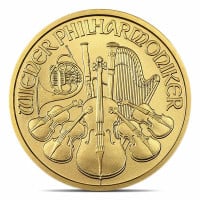 1/2 Ounce Austrian Philharmonic - Gold, .9999 Pure