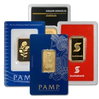 Gold Bar, 1/2 Troy Ounce, .9999 Pure