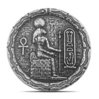 Egyptian Bastet 1/2 Oz Silver Round - .999 Pure