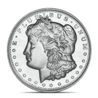 1/2 Troy Ounce Morgan Silver Round, .999 Pure