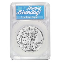 Silver American Eagle - In Happy Birthday Capsule