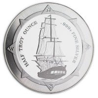 New Zealand Mint's HMS Bounty - HALF Oz Silver Coin