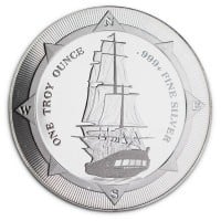 New Zealand Mint's HMS Bounty - 1 Oz .999 Silver Coin