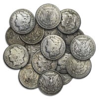 Pre-1921 Morgan Dollar - Common Circulated, No Grade, 90% Silver