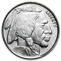 1/4 Ounce Buffalo SILVER Round