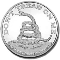 Don't Tread On Me / Tea Party 1 Oz Silver Rounds