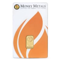 MMX 1/10 Oz Gold Bar - .9999 Pure in Assay Package
