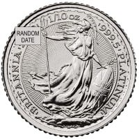 Royal Mint Platinum Britannia - 1/10th Oz Coin .9995 Pure