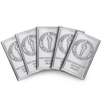 1/10 Oz Silver Bar - Money Metals Design, .999 Pure