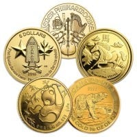 1/10 Oz Sovereign Gold Coins - Various World Mints