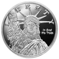 1/10 Ounce STATUE OF LIBERTY Silver Round