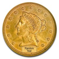 $2.50 U.S. Liberty Gold Quarter Eagles