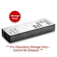 VaultSecure Platinum - 1/10 Troy Oz Pure Platinum, Securely Stored