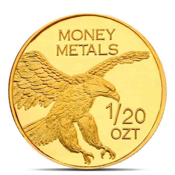 Lady Liberty Gold 1/20th Ounce Round - .9999 Pure