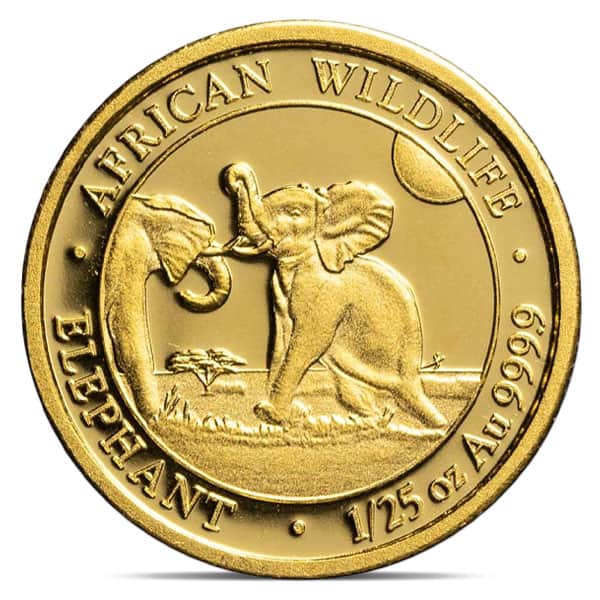 1/25 Oz Gold Coin - .9999 Pure, Random Design