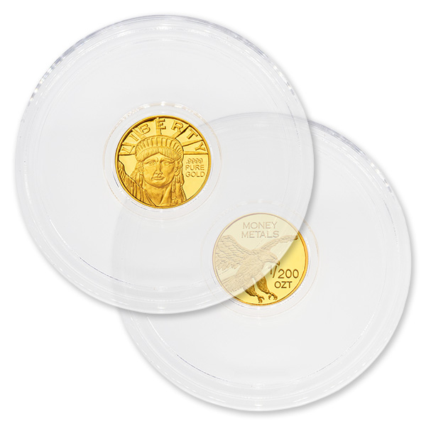 Lady Liberty Gold 1/200th Ounce Round - .9999 Pure