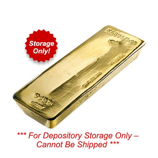 VaultSecure Gold - 1/10 Troy Oz Pure Gold, Securely Stored
