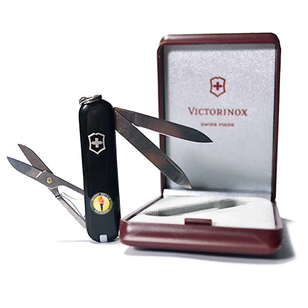 Victorinox Knife & PAMP Gold Inlay - 1 gram .9999