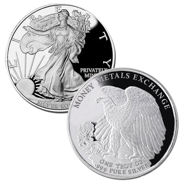 Walking Liberty 1 Oz Silver Round