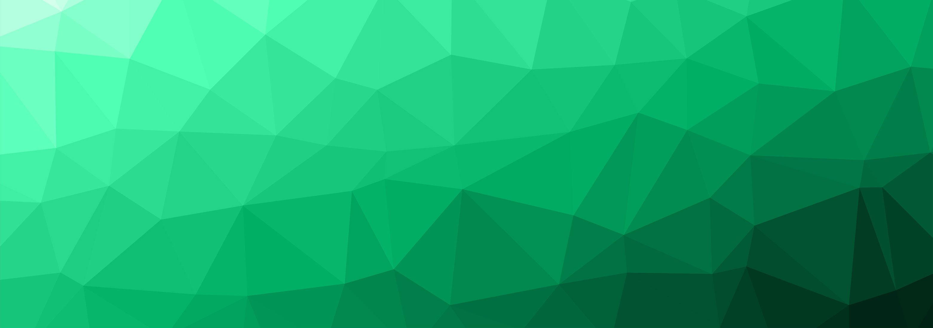 Geometric Green Background