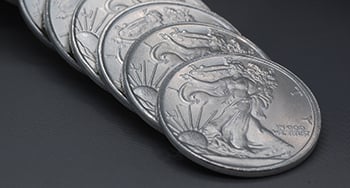 walking liberty silver rounds