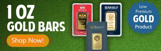 Buy 1 oz Gold Bars from Money Metals Exchange