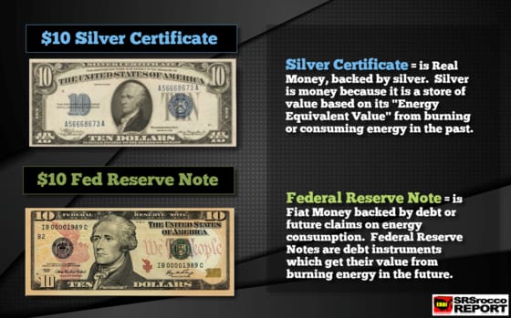 $10 Silver Certificate vs. $10 Federal Reserve Note