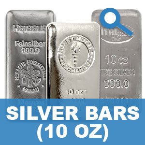 10 Oz Silver Bars