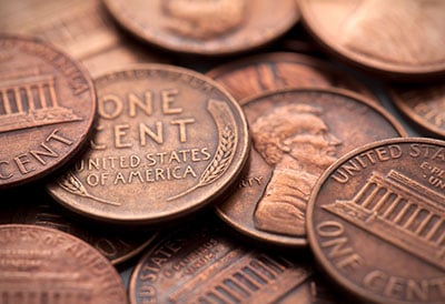 1982 Copper Pennies